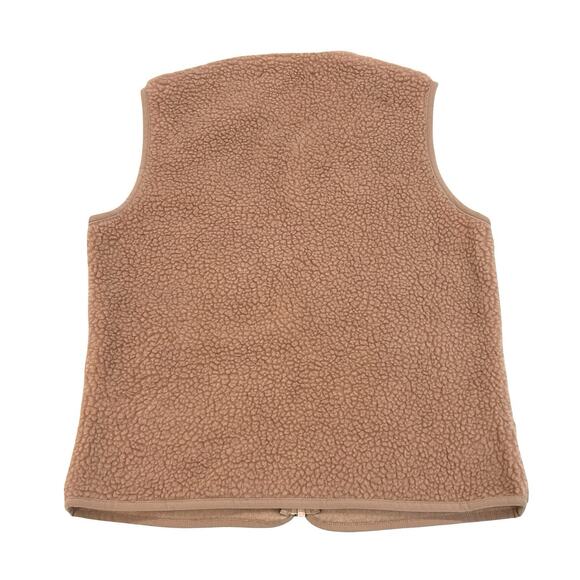 Outerknown Womens Windrift Sherpa Fleece Vest Size S Pink Full Zip - Picture 2 of 4